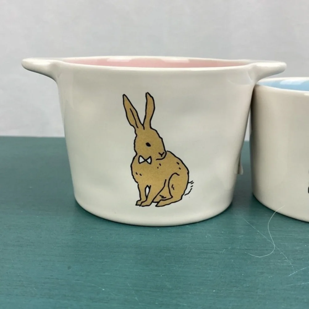 NWT‎ Rae dunn easter bunny measuring cups